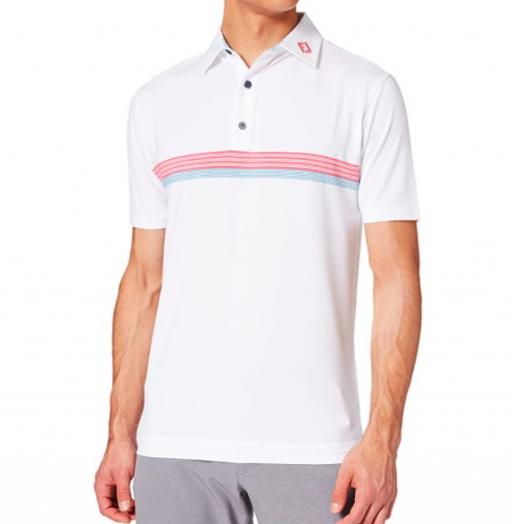 FootJoy Men's Lisle Engineereed Chesband Golf Shirt