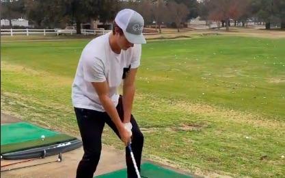 WATCH: Golfer performs amazing trick shot including FLOP and a BOMB!