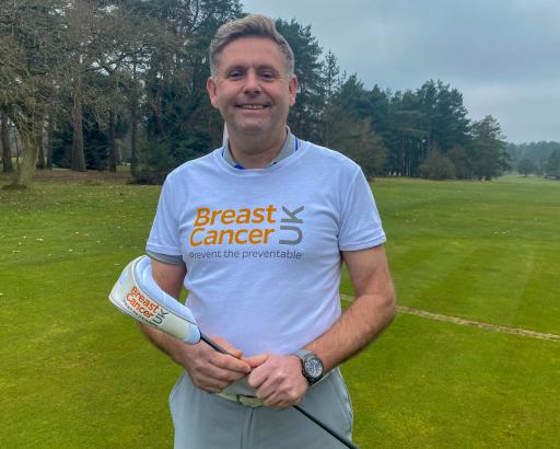 Innovative golf pro chips in to beat breast cancer 