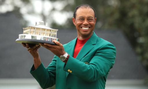 Tiger Woods' Masters trophy arrives in the post...