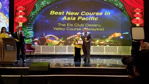 The Els Club Desaru Coast – Valley Course named ‘Best New Course in Asia Pacific
