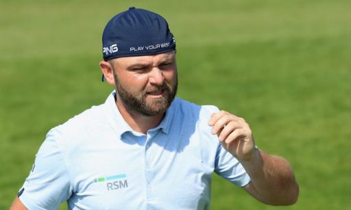 WATCH: Andy Sullivan holes out OUTRAGEOUS golf shot in his garden!