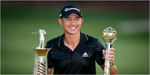 What clubs did Collin Morikawa use to win the DP World Tour Championship?