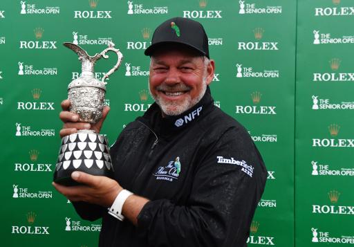 WATCH: Darren Clarke had the funniest reaction to claiming second Claret Jug