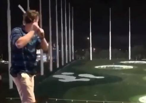 WATCH: The new viral baseball golf swing that is actually incredible! 