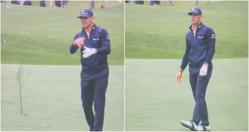 Strop alert at The Masters! Billy Horschel goes for unorthodox club toss