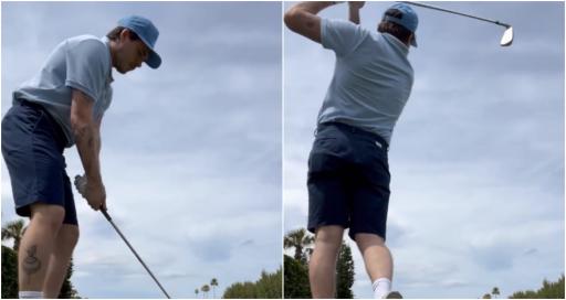 Brooklyn Beckham showcases golf swing as he gets stuck into married life