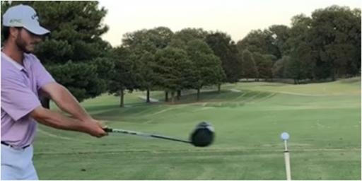 Golf fans react to SPECTACULAR tee shot from YouTuber Bubbie Golf from Good Good