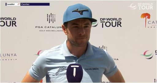 Catalunya Championship leader Laurie Canter: "I love this golf course"