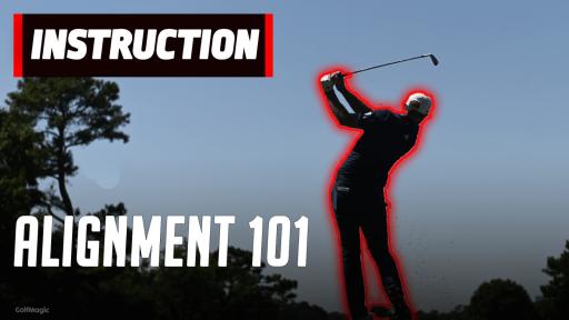 How to hit it straight like a PGA Tour pro - golf alignment 101