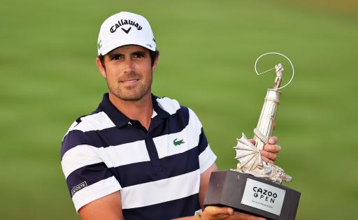 Nacho Elvira wins his maiden European Tour title at the Cazoo Open supported by Gareth Bale