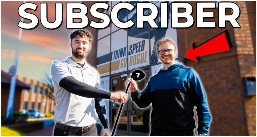 We gave one of our YouTube subscribers a custom fit Callaway Rogue ST driver 