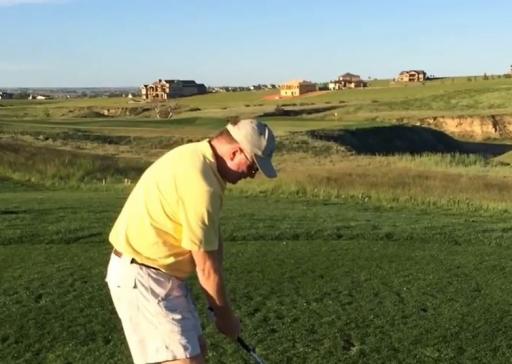 Golfer has a NIGHTMARE on par-3 after hitting over 11 shots OFF THE TEE