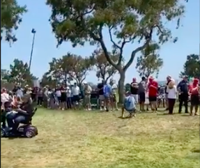 Golf fans react as spectators WAIT FOR HOURS to get a drink at US Open!