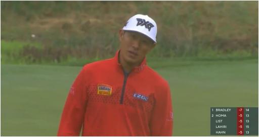 PGA Tour pro James Hahn calls out fan...for eating too loudly!