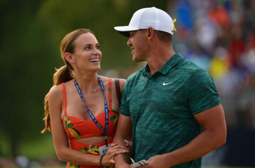 Brooks Koepka is back in a thong while on holiday with Jena Sims