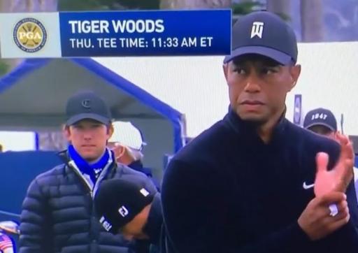 Golf coach caught filming Tiger Woods instead of watching his player