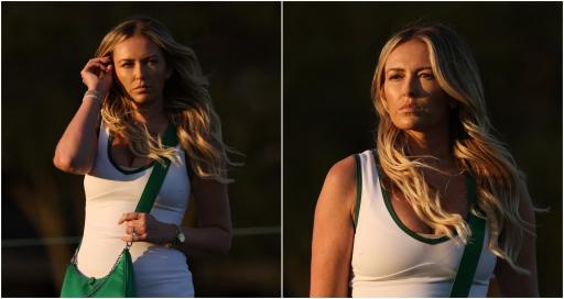 Paulina Gretzky dresses for the occasion at The Masters to cheer on DJ