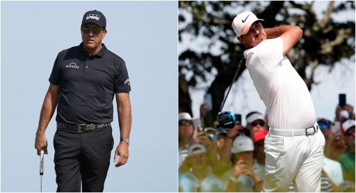 Phil Mickelson holds NARROW LEAD over Brooks Koepka after day three at USPGA