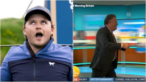 Eddie Pepperell makes Piers Morgan joke after he storms off GMB