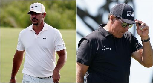 Brooks Koepka to CADDIE for Phil Mickelson? Aaron Rodgers discusses THE MATCH