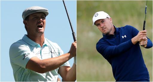 Bryson DeChambeau and Jordan Spieth paired together at the Open Championship