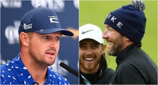 Tommy Fleetwood&#039;s caddie FIRES SHOTS at Bryson DeChambeau&#039;s FORE CLAIMS