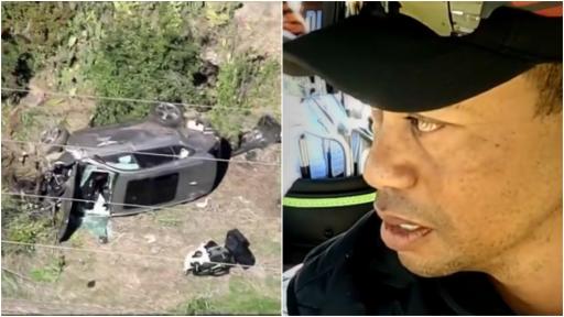 NEW Tiger Woods FOOTAGE emerges just hours before his horror car crash