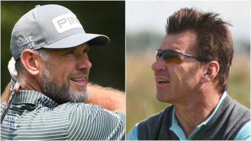 Sir Nick Faldo CALLS OUT Lee Westwood's stock yardage post on Twitter