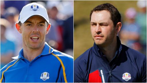WATCH: Rory McIlroy joins Ryder Cup celebrations, Patrick Cantlay looks SMASHED!