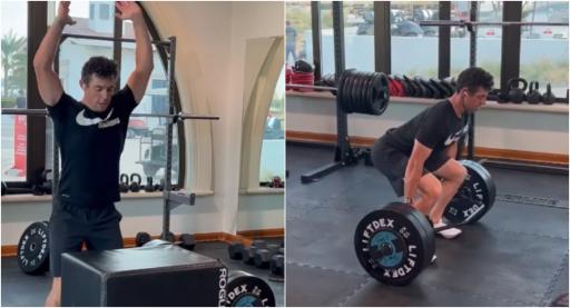 Rory McIlroy seen in intense gym session ahead of Abu Dhabi HSBC Championship
