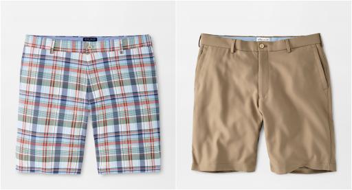 Prepare for the warm weather with these Peter Millar golf shorts!