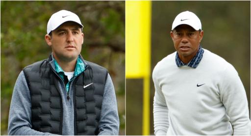 Scottie Scheffler leads by at The Masters as Tiger Woods toils on day three