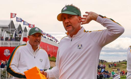 WATCH: Ian Poulter MOCKED by US fans on the 1st Tee at the Ryder Cup!