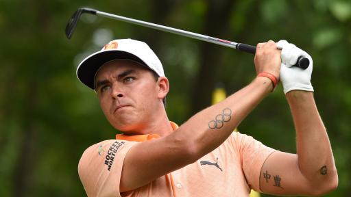 WATCH: Rickie Fowler SLAM DUNKS for eagle at Rocket Mortgage Classic