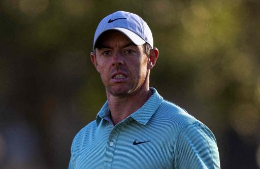 Lucky or unlucky?! Rory McIlroy faced a tough chip shot at the CJ Cup...