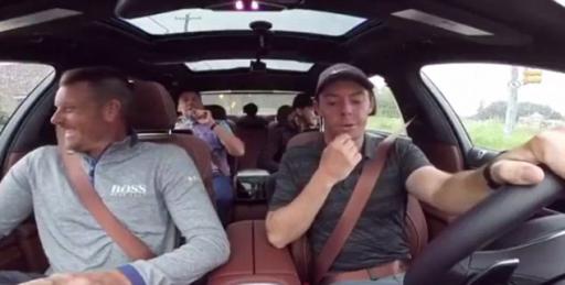 mcilroy, poulter, stenson and fleetwood prank call bjorn at bmw