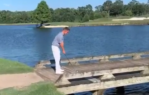 Here&#039;s why a golfer gets no relief from playing from this bridge