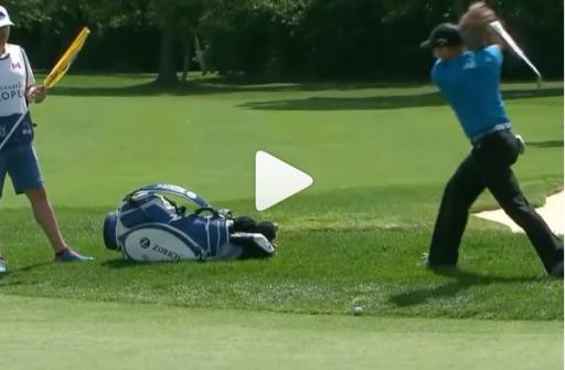 WATCH: Sergio Garcia loses his cool, caddie thinks his life is over!