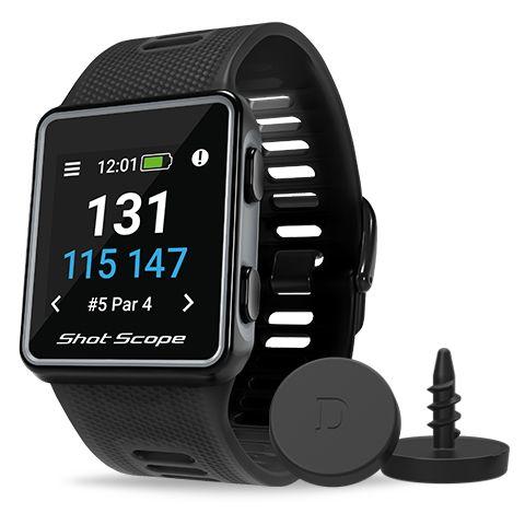 SHOT SCOPE V3 GPS GOLF WATCH AND GAME TRACKER