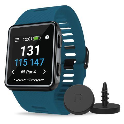 SHOT SCOPE V3 GPS GOLF WATCH AND GAME TRACKER