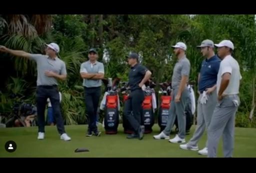 WATCH: Woods, McIlroy, DJ, Day and Rahm in Straight Drive Contest...