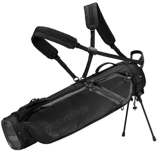 TAYLORMADE 2020 QUIVER GOLF PENCIL STAND BAG - BLACK