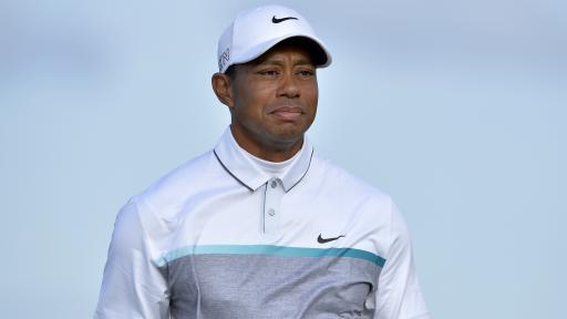 WATCH: Tiger Woods makes a SEVEN at Island Green Par-3 17th!