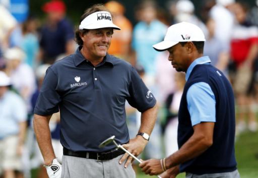 Phil Mickelson asking for &quot;shot a side&quot; in Tiger Woods PPV money match