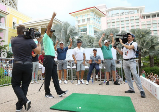 Tiger Woods wins Hero Shot with scintillating walk-off bullseye shot