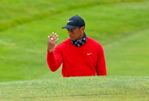 Social media reacts to Tiger Woods&#039; very bizarre new move on the range