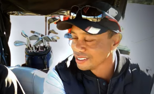 Tiger Woods says &quot;I&#039;M NOT DONE&quot; as yet more video FOOTAGE emerges before crash