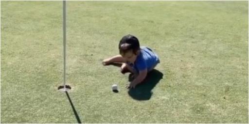 Golf rules: What happens when an UNRULY baby crawls to your ball and holes it?!