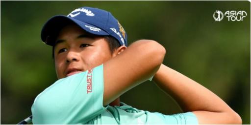 A 14-year-old golfer just MADE THE CUT on the Asian Tour